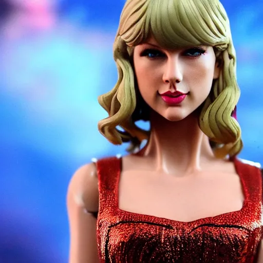 Prompt: very high resolution photo of taylor swift as an action figure.