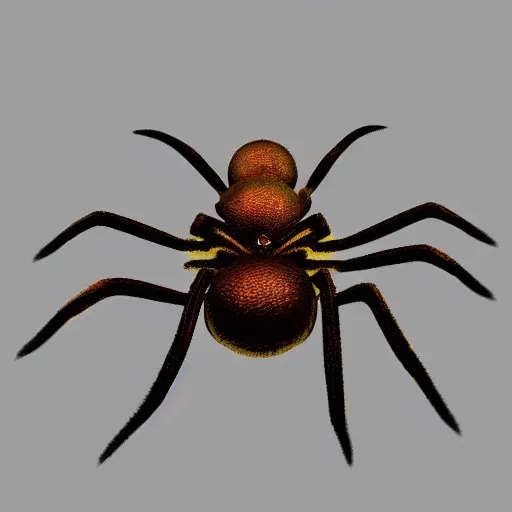 Prompt: poorly rendered 3 d spider