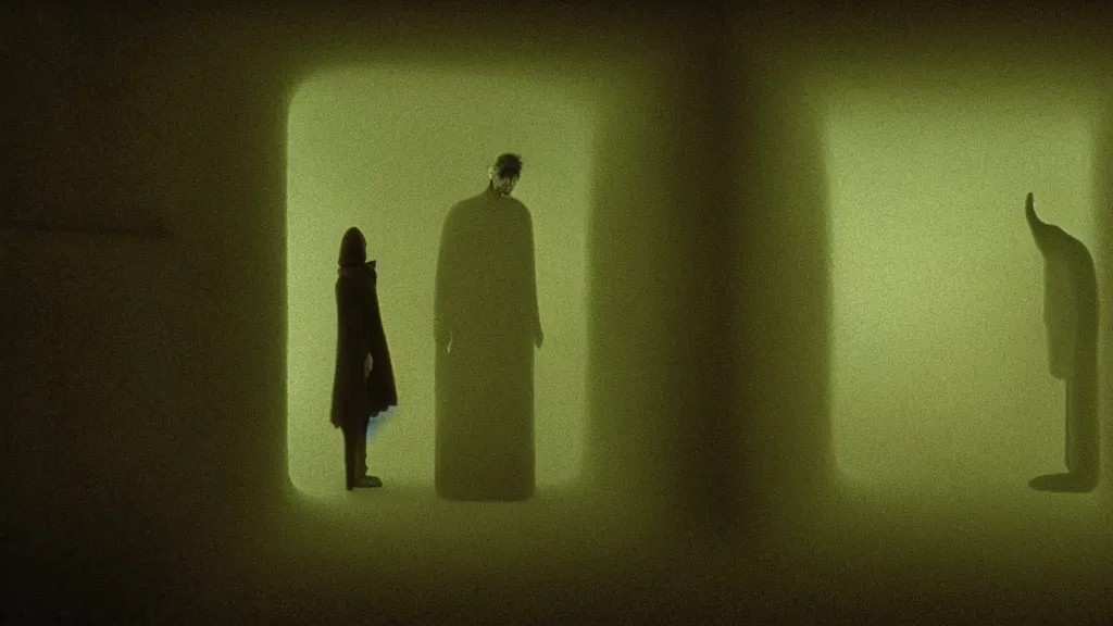 Image similar to claustrophobia, film still from the movie directed by denis villeneuve and david cronenberg with art direction by zdzisław beksinski and dr. seuss