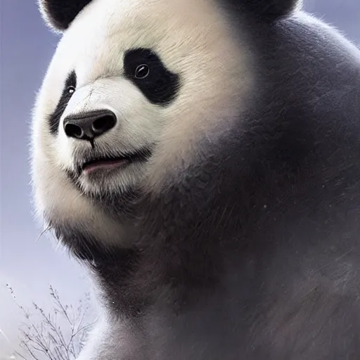 Prompt: photo realistic image of wizard panda, stunning 3 d render inspired art by istvan sandorfi and greg rutkowski, perfect facial symmetry, realistic, highly detailed attributes and atmosphere, dim volumetric cinematic lighting,