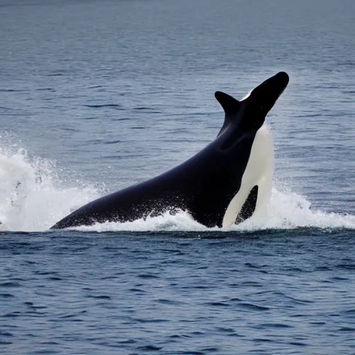 Prompt: native American orca