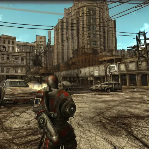 Prompt: screenshot of fallout : moscow