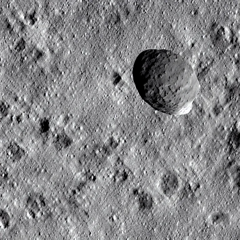 Image similar to orbital view of asteroid apophis striking the earth, armageddon