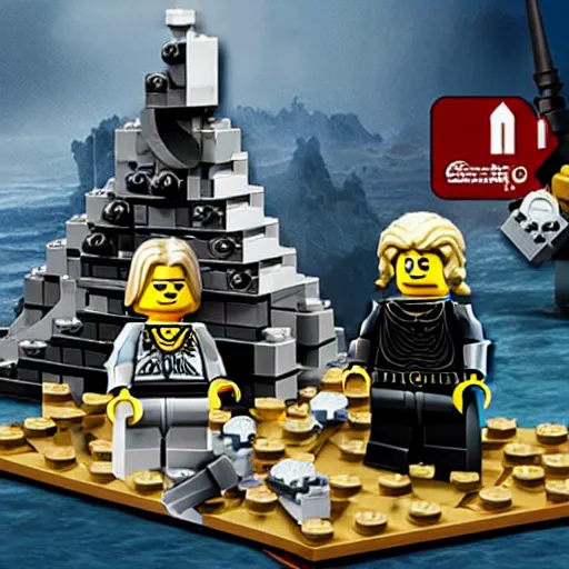 Image similar to Lego Game of Thrones