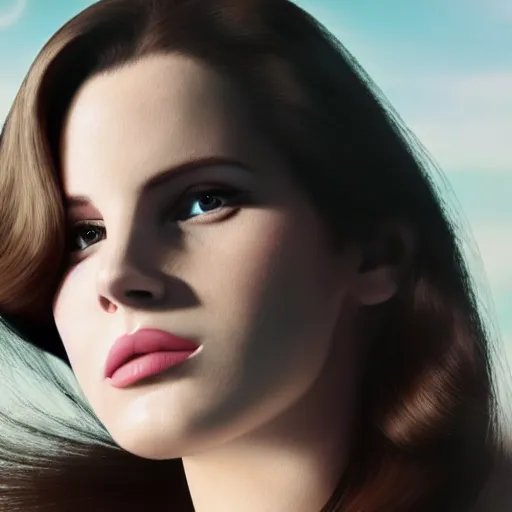 Image similar to Lana del rey in a hand cream commercial, photorealistic, detailed, studio