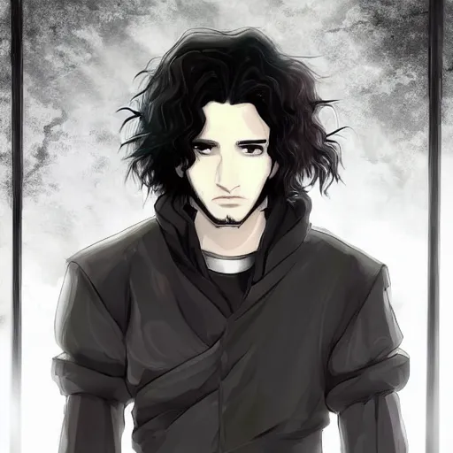 Prompt: an anime style version of jon snow, #art #digitalart artstation hall of fame gallery, editors choice, #1 digital painting of all time, most beautiful image ever created, emotionally evocative, greatest art ever made, lifetime achievement magnum opus masterpiece, the most amazing breathtaking image with the deepest message ever painted, a thing of beauty beyond imagination or words