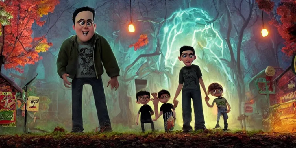 Image similar to paranorman, realistic