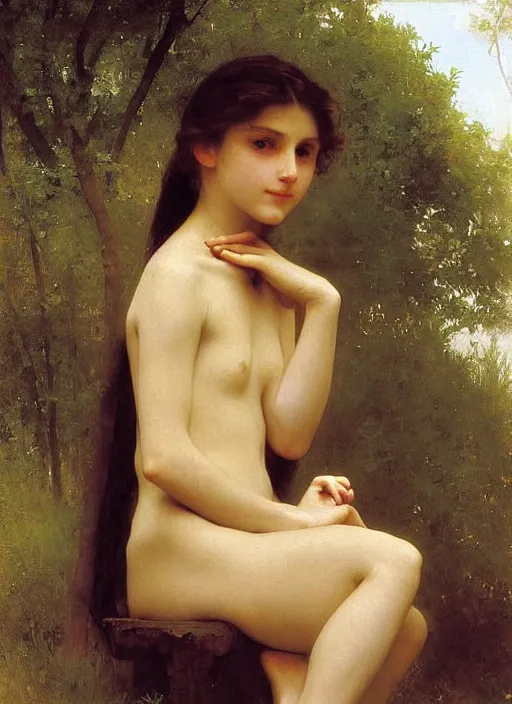 Image similar to most beautiful painting in the world by william - adolphe bouguereau, john singer sargent