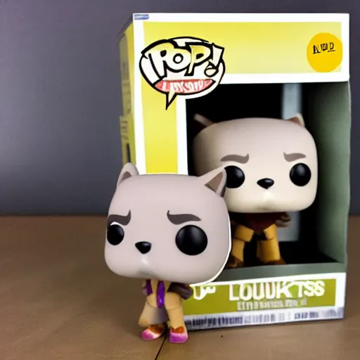 Prompt: Beastars Louis Funko POP with box,