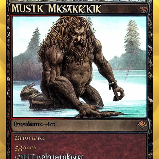 Mustakrakish the lake troll