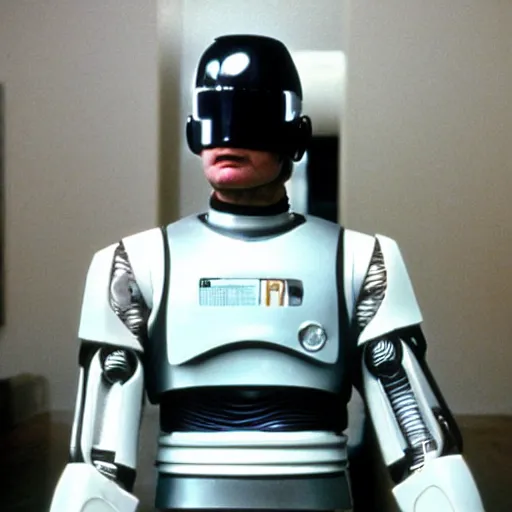 Image similar to bill murray as robocop