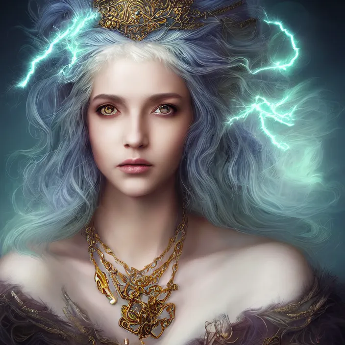 Prompt: portrait of a beautiful 2 5 year old fantasy sorceress with ornate hair style and arcane jewelry, by paul barson and annie leibovitz and artgerm, photorealistic, f 1. 8, soft lightning, high detail, 8 k