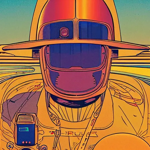 Image similar to elon musk retro minimalist portrait moebius starwatcher comic by jean giraud, portrait 8 k