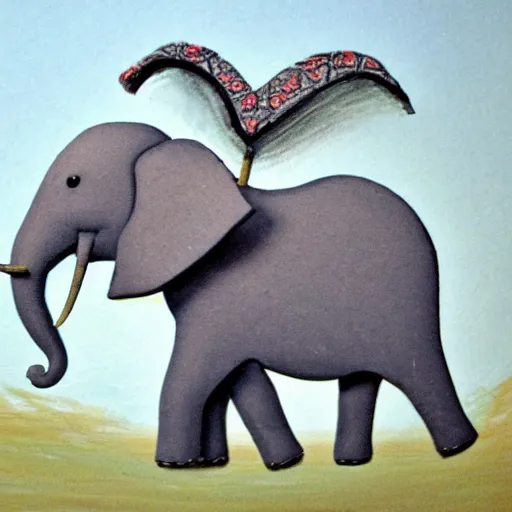 Image similar to an elephant tap dancing