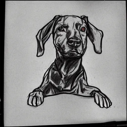 Prompt: ‘ a dog sketch ’