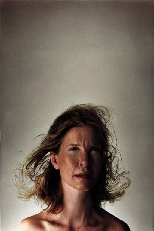 Image similar to tinnitus, by annie leibovitz