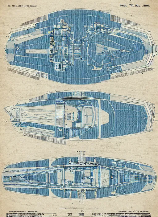 Image similar to pacific rim drift cross - section blueprints by thomas hubert. in the style of a 1 9 0 3 patent design diagram