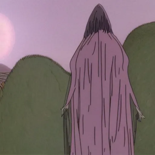 Image similar to a scene from the film belladonna of sadness