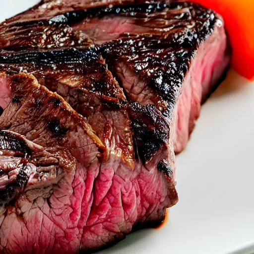 Prompt: photo of a disgusting piece of steak, bad - looking, master photography, good lighting, 8 k