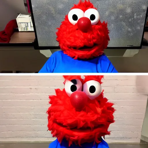 Image similar to dummy thicc elmo