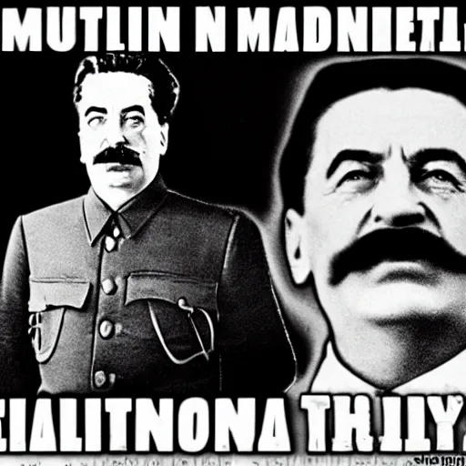 Image similar to stalin in godfather style
