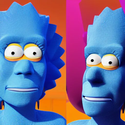 Prompt: Marge Simpson, Photorealism, Cosplay, 8k