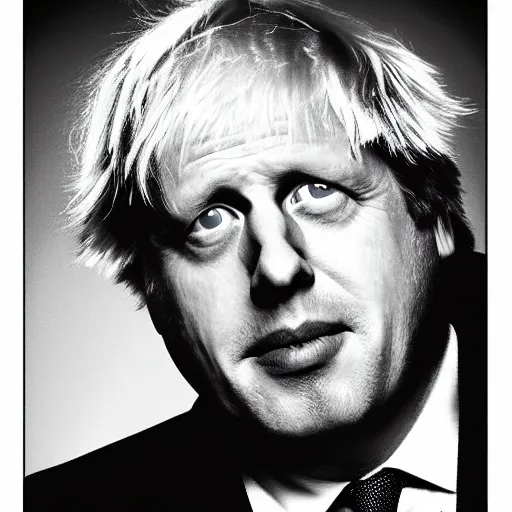 Image similar to boris johnson horror film, scary