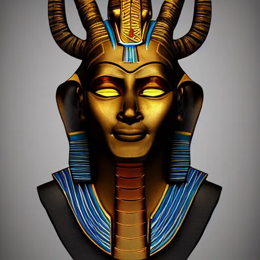 Prompt: egypt god, anubis, head, light circles, degital art, artstation, highly detailed, perfect lightning