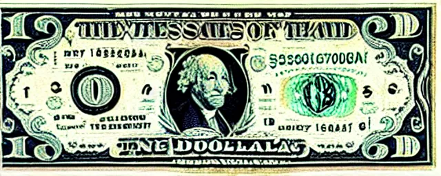 Prompt: dollar bill designed by ernst haeckel