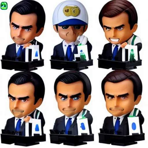 Prompt: nendoroid of jair bolsonaro