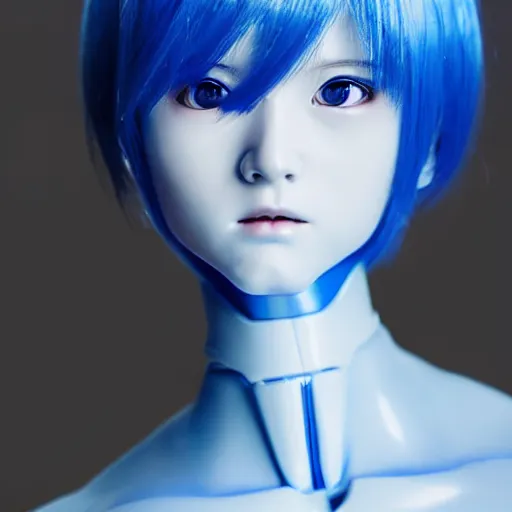 Blue Face  Japanese with Anime