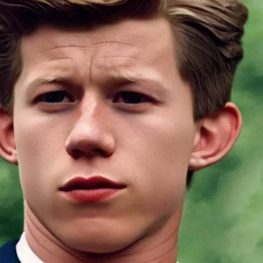 Image similar to tom holland as jfk