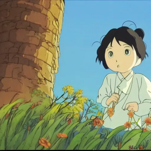 Image similar to art made by Hayao Miyazaki in high quality detailed, 8k, smooth, sharp focus, beautiful scene, studio ghibli, wonderful