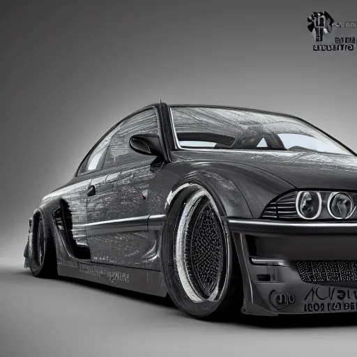 Image similar to a photograph of a custom BMW E35 designed by HR Giger. photograph, 8k resolution, incredible detail, award winning photgraph, high resolution, octane render, redshift, Zeiss Lens