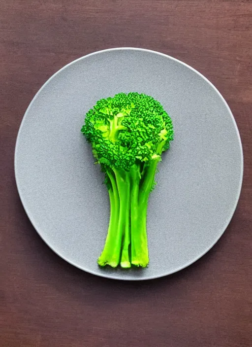 Image similar to portrait of elon musk carved on broccoli