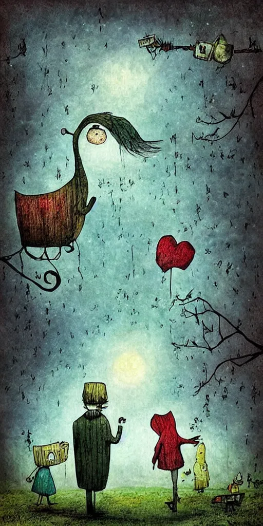 Image similar to a father's day scene by alexander jansson