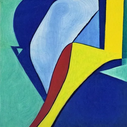 Image similar to woman woman as the natural landscape, her curves form the mountains and rivers of this land , high quality art in the style of cubism and georgia o’keefe,