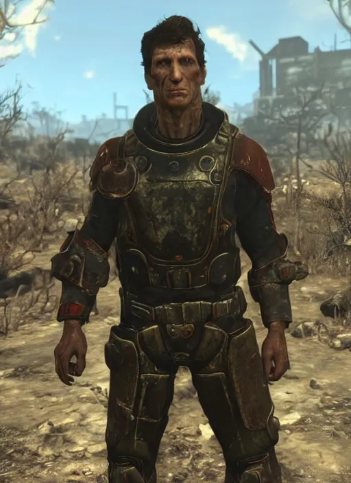 Image similar to Todd Howard in Fallout 4, gameplay, 8k, HD