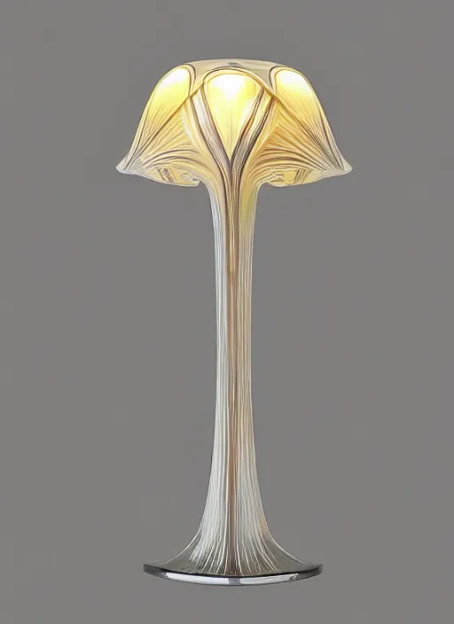 Image similar to Table lamp for a Jewish yeshiva by Rene Lalique