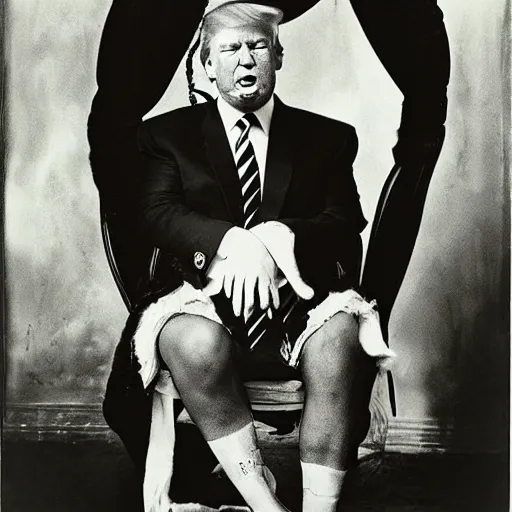 Image similar to trump by joel-peter witkin