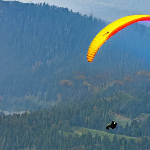 Image similar to paragliding grizzly