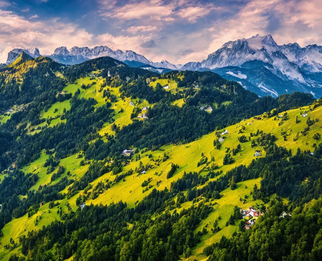 Image similar to 8K Photograph of Austria Landscape