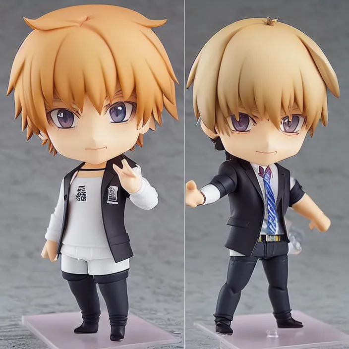 Prompt: logan paul, an anime nendoroid of logan paul, figurine, detailed product photo