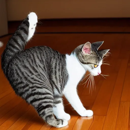 Image similar to cat dancing