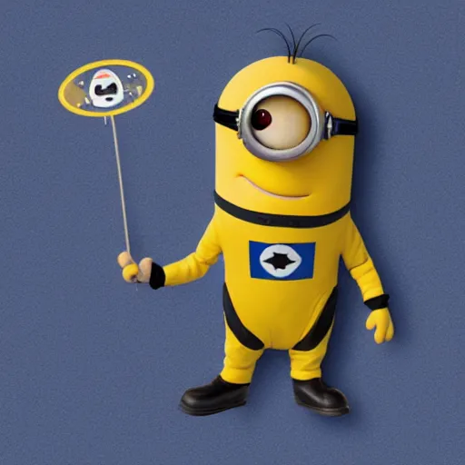 Image similar to Minion wearing Astronaut Spacesuit