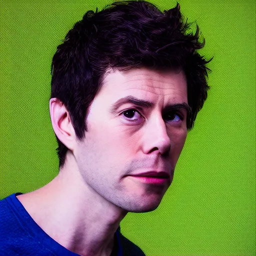 Image similar to portrait of Tobuscus, high resolution 8k, studio lighting, 50mm lens, depth of blur,