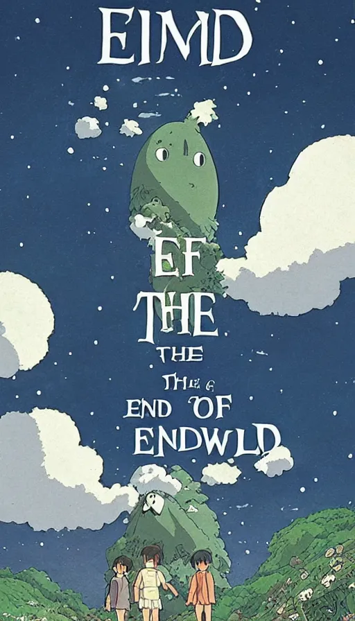 Prompt: the end of the world, by studio ghibli