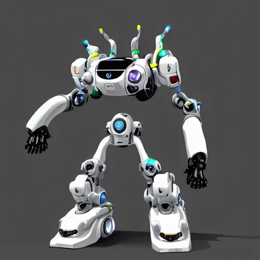 Image similar to Sci-fi ultradetailed mech robot cat