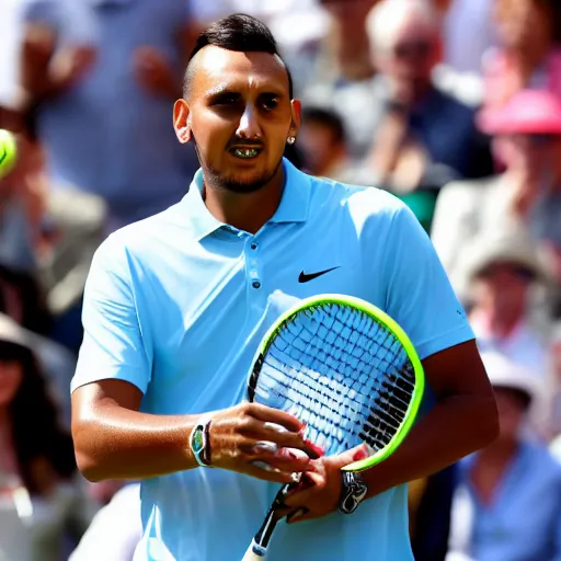 Image similar to nick kyrgios winning wimbledon