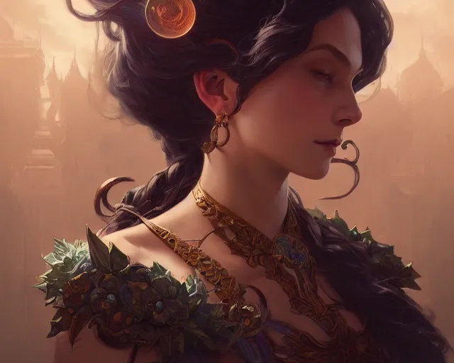 Image similar to photography of charles mellin, deep focus, d & d, fantasy, intricate, elegant, highly detailed, digital painting, artstation, concept art, matte, sharp focus, illustration, hearthstone, art by artgerm and greg rutkowski and alphonse mucha